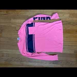 Pink oversized long sleeve size XS